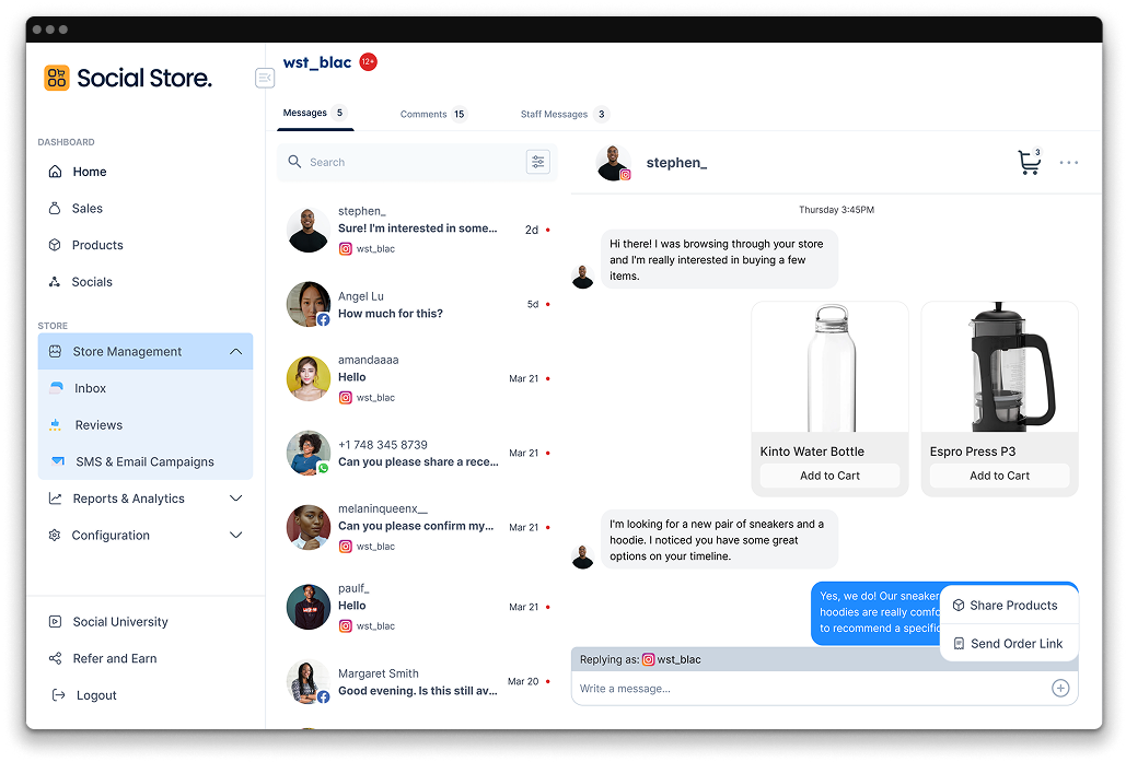 Social Store App Preview (1)